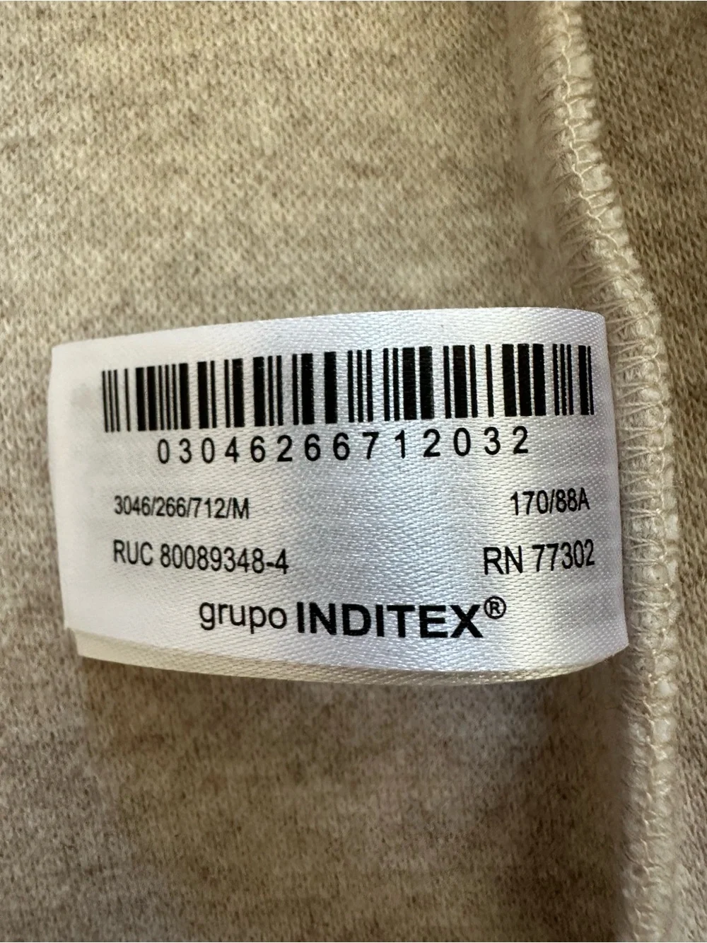Zara Cream Hooded Wrap Coat with Self-Tie Belt, size medium - Picture 14 of 17